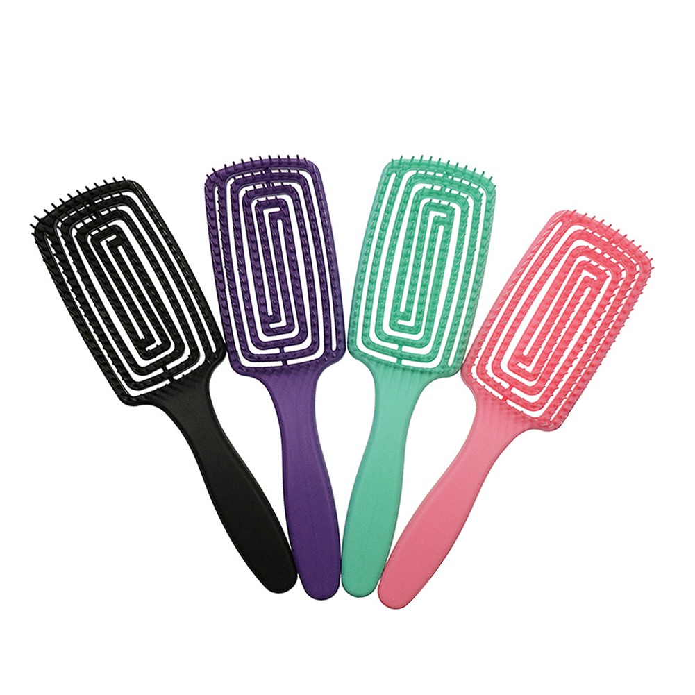 Wide Tooth Arc Massage Comb Anti-static Practical Anti-tangle Comb Salon Styling Non-slip Comfortable Hair Care Hair Brush Comb