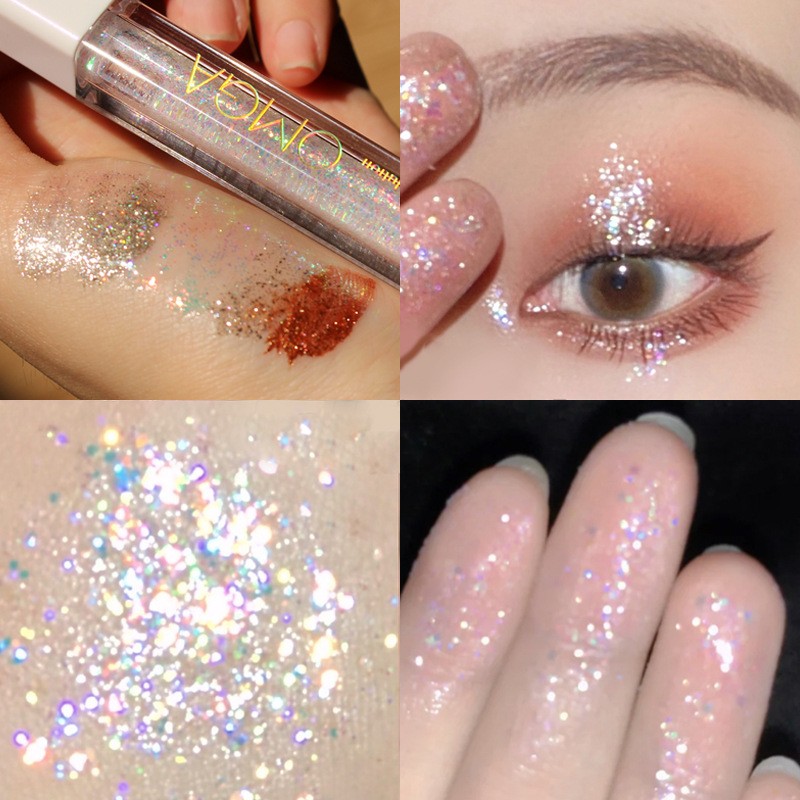 1pc Diamond Glitter Eyeshadow Women Makeup Shimmer Liquid Eye Shadow Mineral Pigment Long Lasting Cosmetics Maquillaje