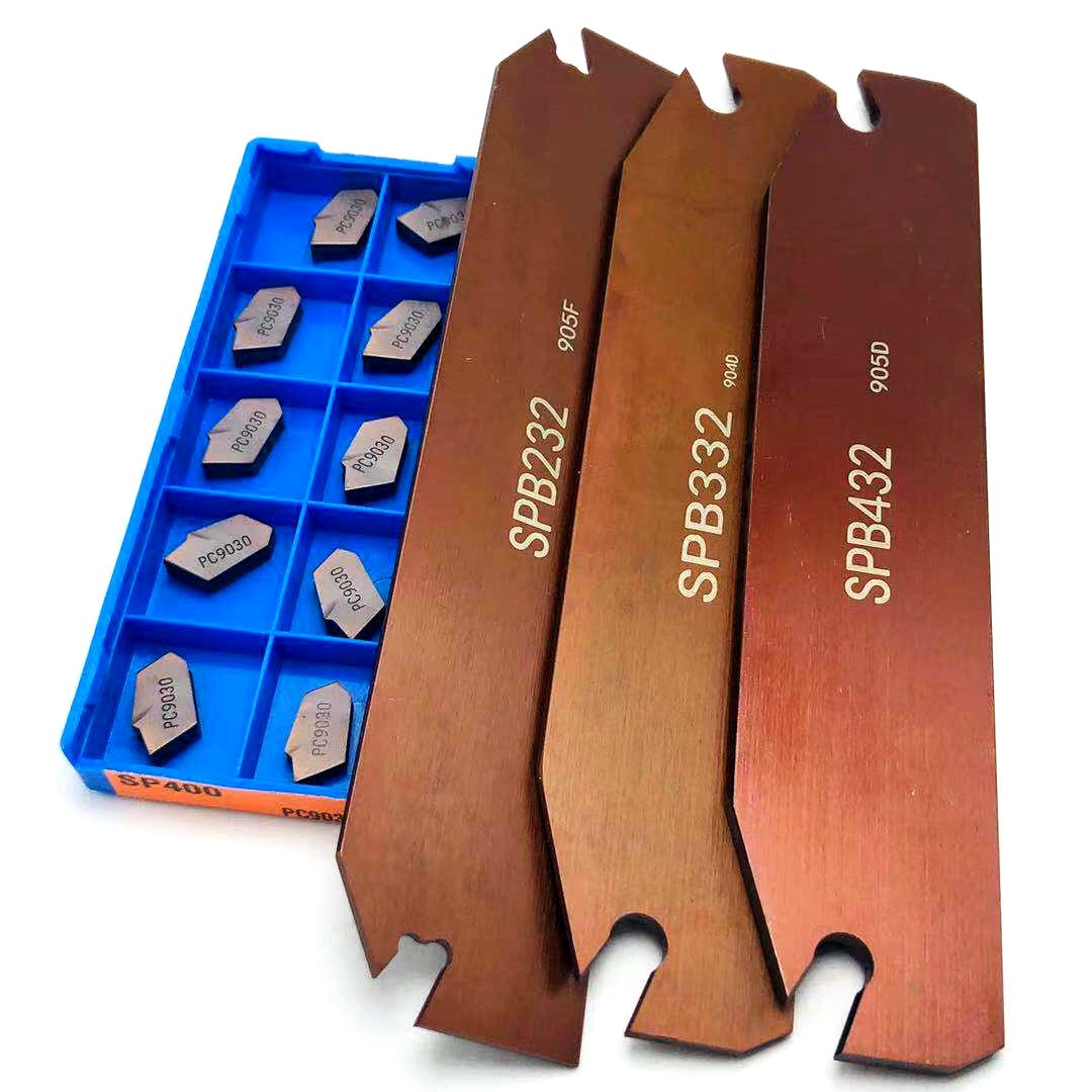 SPB226 SPB326 SPB332 SPB432 Turning Tool Holder 10pcs SP300 SP400 High Quality Slotting Inserter Cutting Lathe CNC SPB Tool Holder