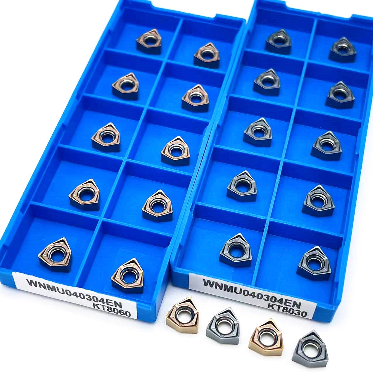 Alloy Tool WNMU040304 EN WNMU040308 Double-sided Hexagonal Quick Feed Milling Insert Replacement APMT1135 Milling Insert