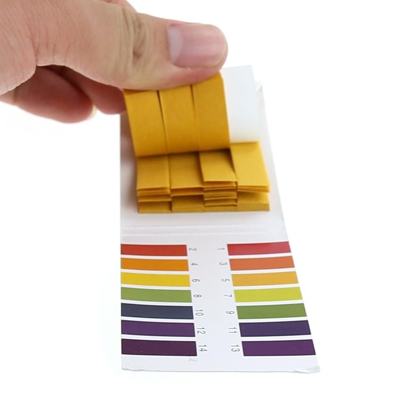 80pcs PH Indicator Test Strips PH Meter PH Controller Set 1-14 Lab Paper Alkaline Acid Indicator Litmus Test Tools