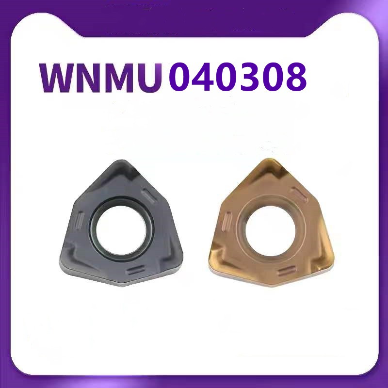 10pcs Turning Tool WNMU040308 EN WNMU 040304 Carbide Tool 100% Original CNC Hexagonal Fast Feed Milling Insert Tools WNMU040304