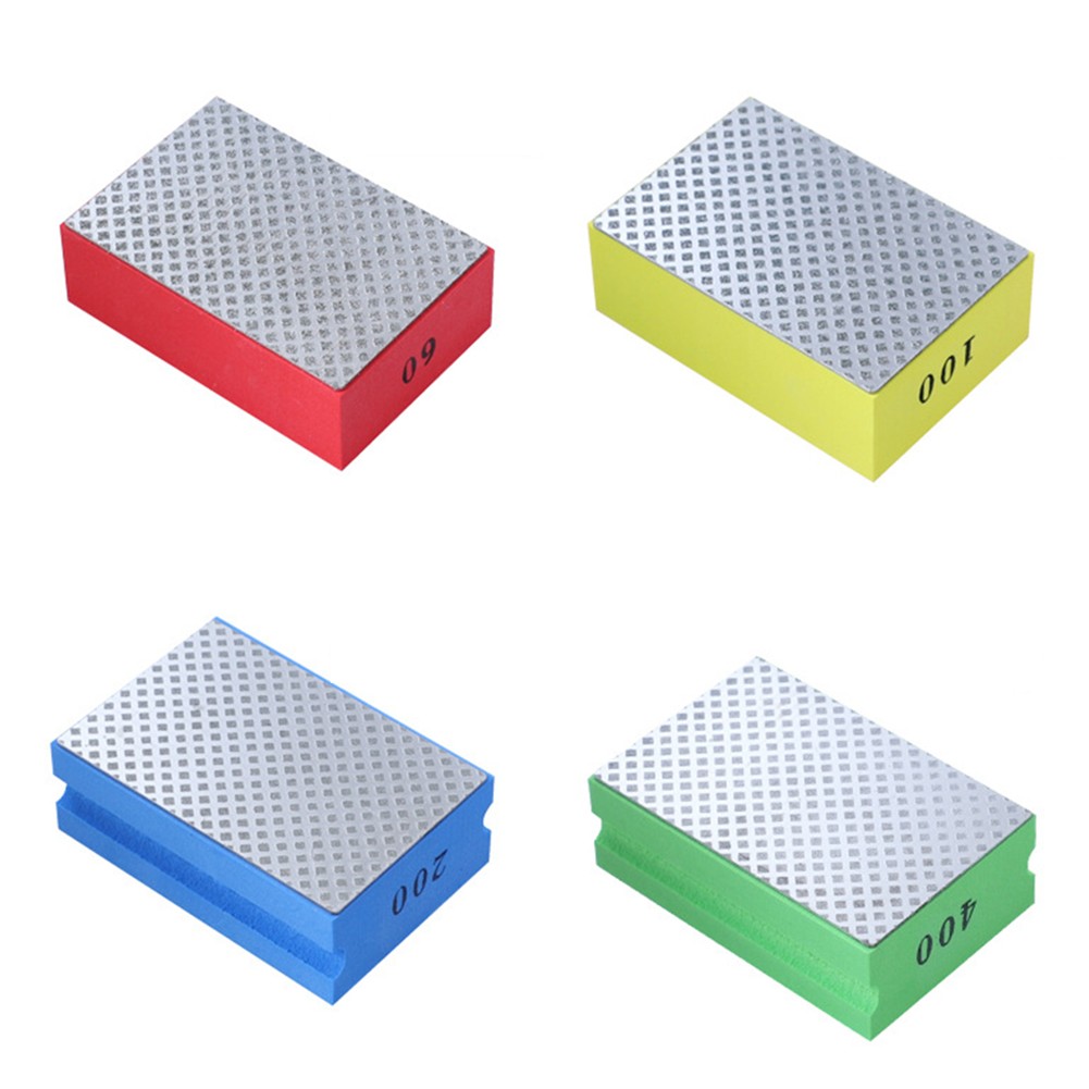 Diamond Hand Polishing Pads Grinding Glass Ceramic Abrasive Block Sanding Stone Diamond Polishing Block Power Tool