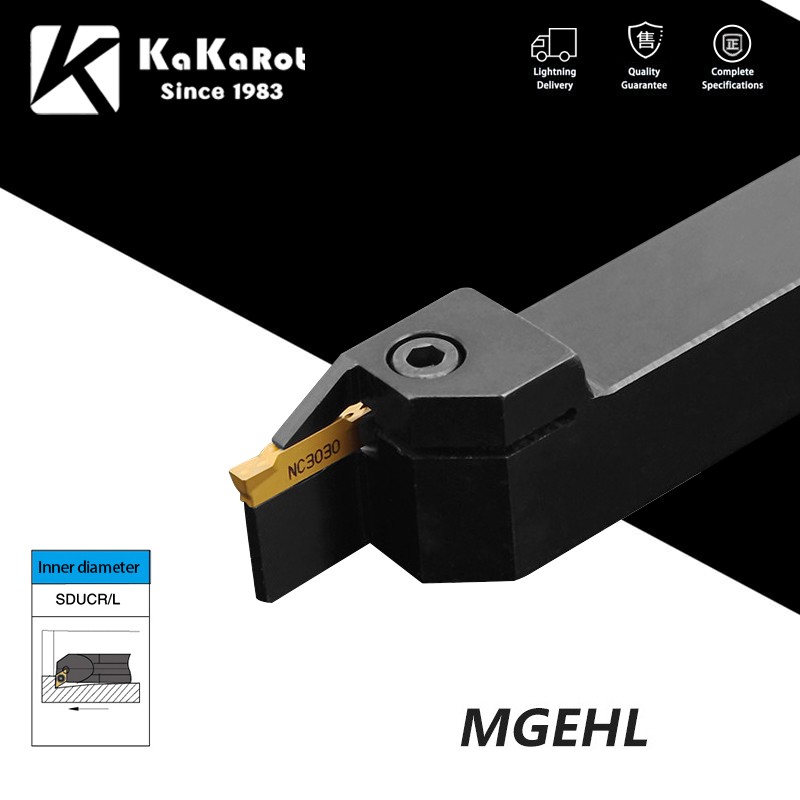 KaKarot Grooving Tool Holder MGEHL1212 MGEHL1616 MGEHL2020 MGEHL2525 Carbide Insert Grooving MGMN150 MGMN200 MGMN300 MGMN400 Set