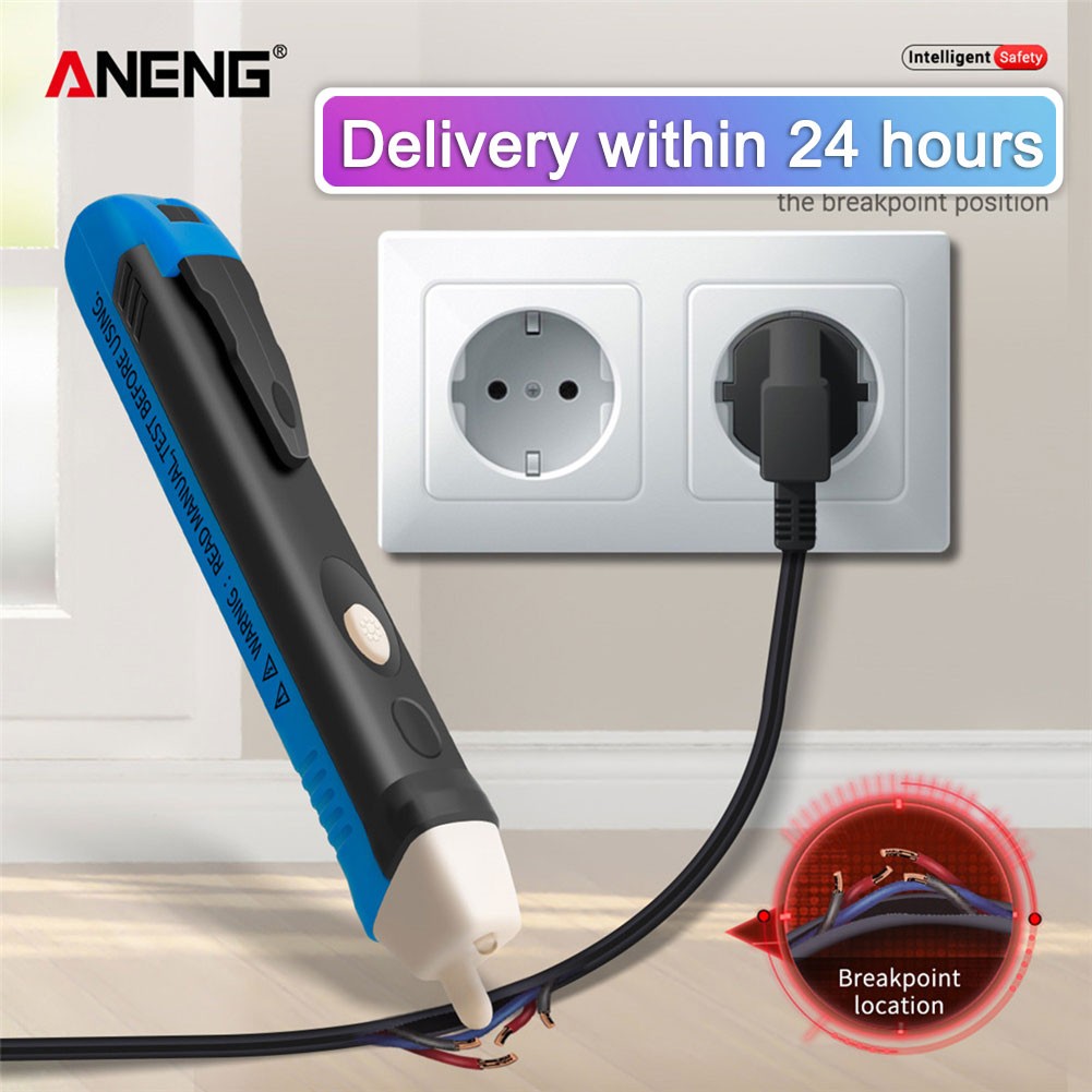 ANENG Non-contact Induction Test Pen CD Paper AC110V 220V Voltmeter Electricity Probe Test Pen Power Detector Tester Socket