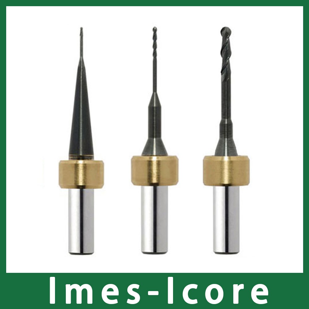 Imes-Icore 350i أدوات طحن مع طبقة DLC للزركونيا ، شمع 6 مللي متر ، ساق