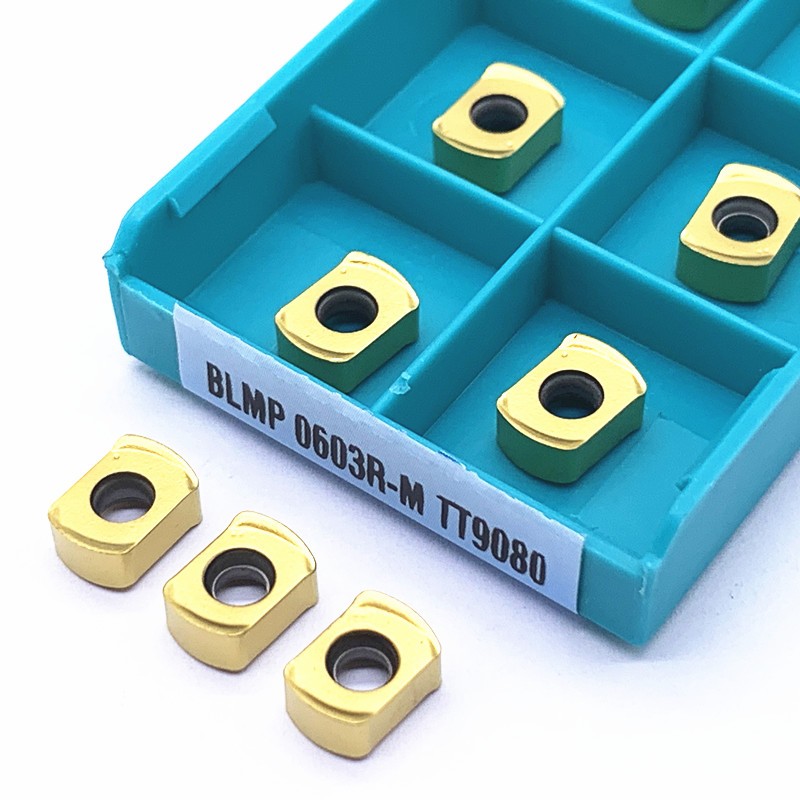 10pcs Carbide Inserts BLMP 0603R M TT9080 High Quality Duplex Milling Machine Quick Feed BLMP0603R CNC Lathe Parts Tool 0603