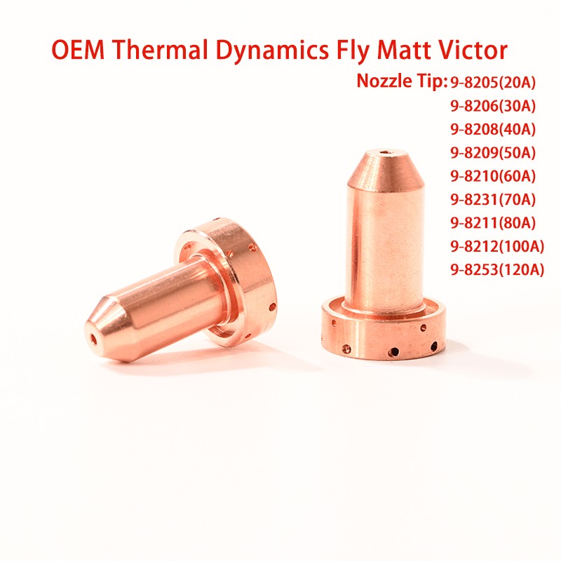 Vector thermal dynamics consumable part nozzle tip SL60 SL100 9-8205 9-8206 9-8208 9-8209 9-8210 9-8231 9-8211 9-8212 9-8253