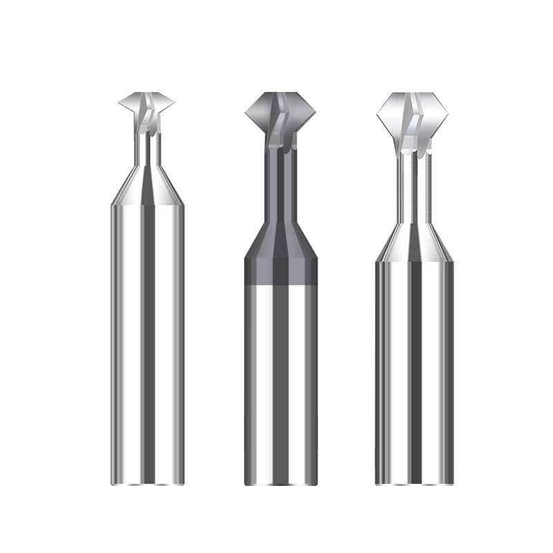 Tungsten carbide steel chamfering cutter 60 120 90 degree up and down double-sided machining coated milling cutter chamfering tools