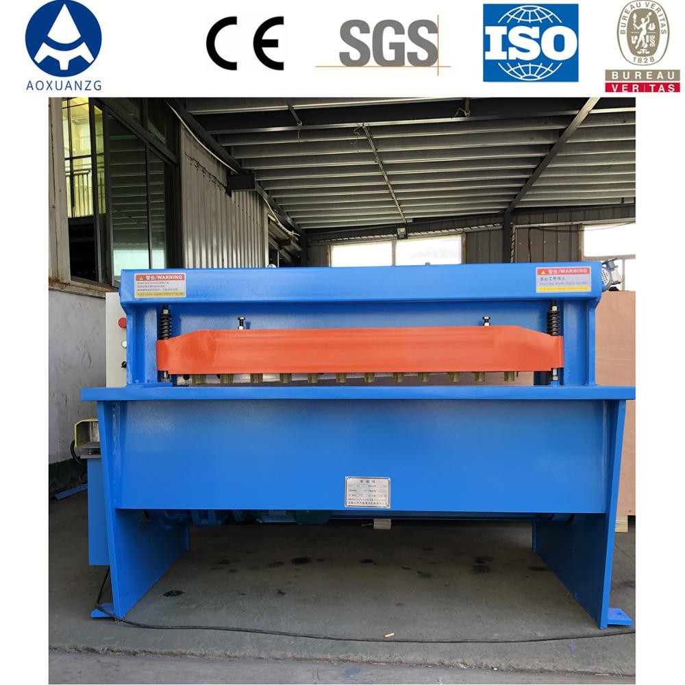 China manufacturer electric automatic shearing machine and automation sheet metal cutting guillotine high quality for sale