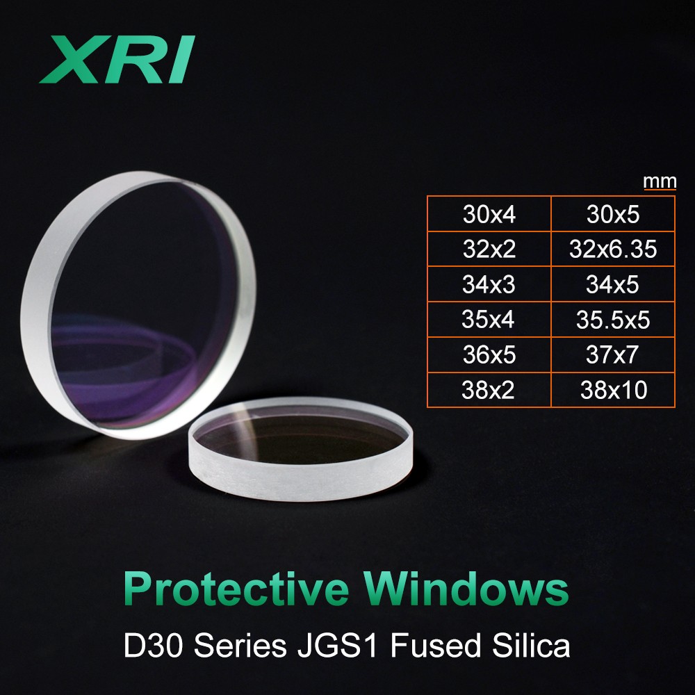 fiber laser protective windows lens 30x5 34x5 36x5 37x7 for WSX Prestec raytool laser heads