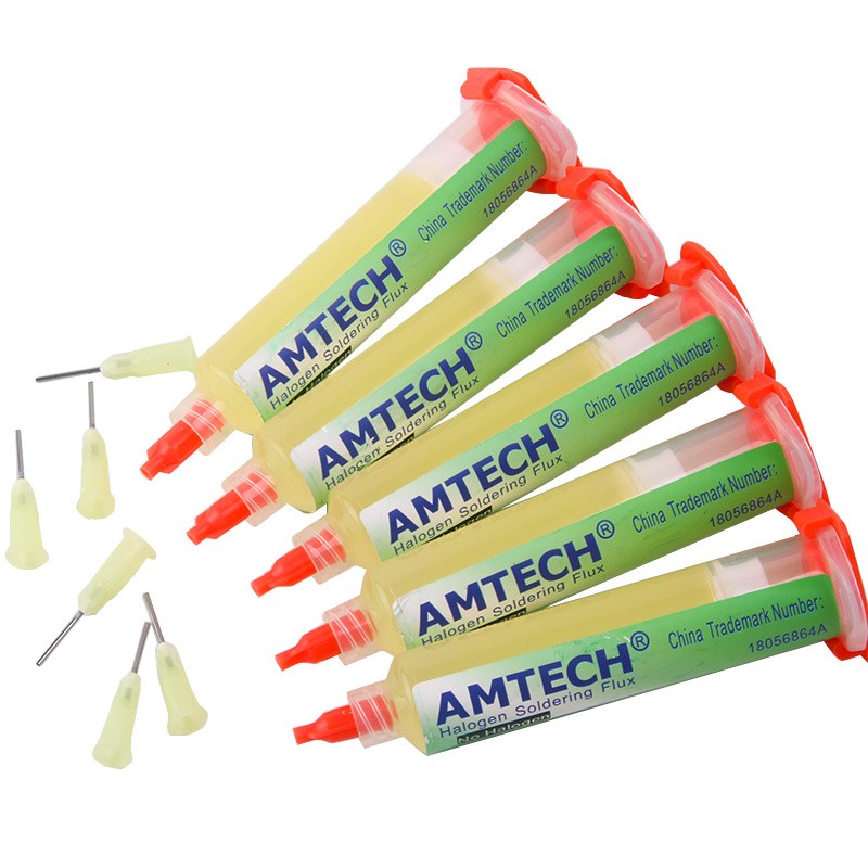 Paste 100% Original AMTECH NC-559-ASM BGA PCB No Clean Soldering Paste Advanced Soldering Oil Flux Grease 10cc Soldering Repair Paste