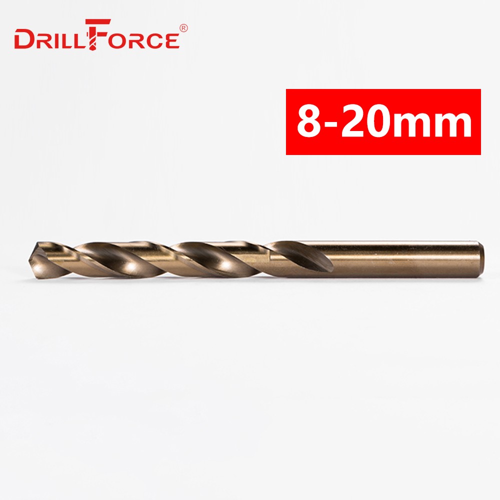 1pc 8mm-20mm M35 HSS-CO Cobalt Bits HSS Twist Drill Bit For Stainless Steel (8/9/10/11/12/13/14/15/16/17/18/19/20mm )