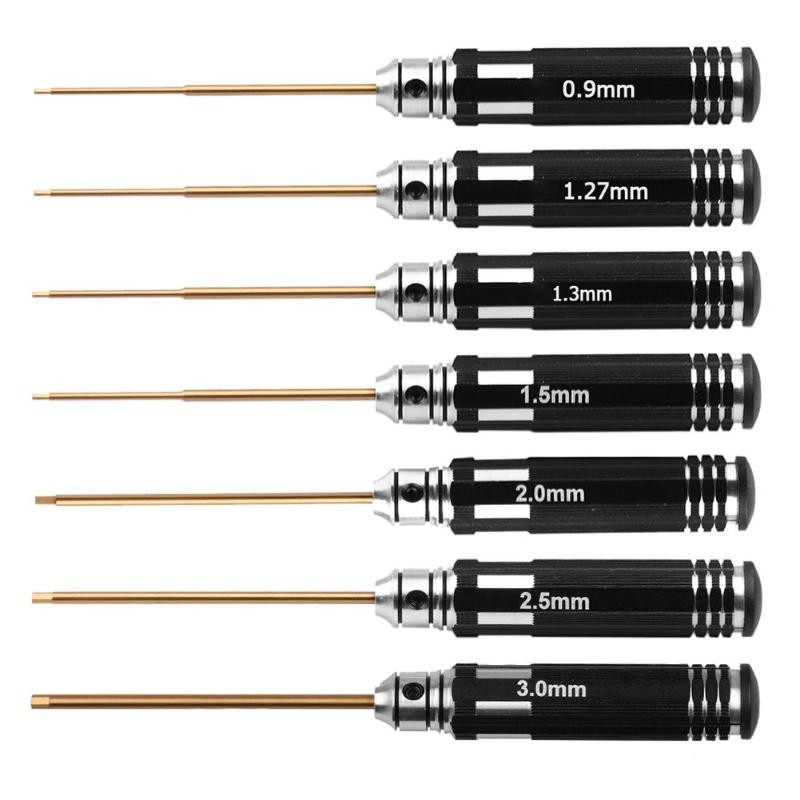 Mini Precision Hex Screwdriver Tool Set Allen Driver For RC Helicopter Drone Airplane Model Repair Tools