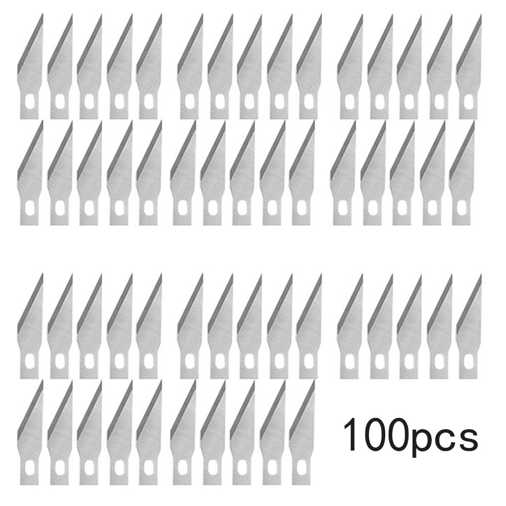 50/100pcs X Blades for X-acto Exacto Tool SK5 Graver Hobby Multi Style Tool Craft Cutting Tools Rubber Seal Metal Blades Sets