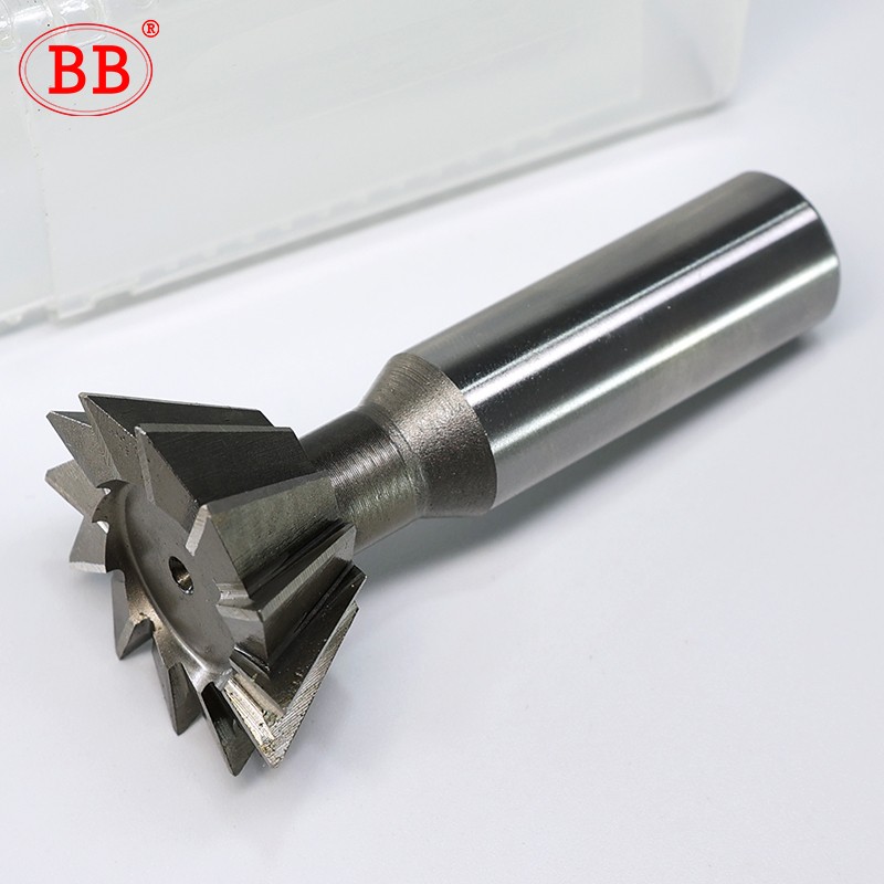 BB HSS Dovetail Cutter 45 55 60 Degree 8mm 16mm 25mm Dovetail End High Speed ​​Steel Mill