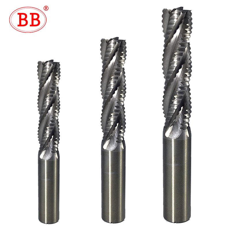 BB Roughing End Cutter HSS Cutters 4 Flute 5mm to 45mm Saw Metal Blade Machining Inch & Iso 6mm 8mm 10mm 12mm 16mm