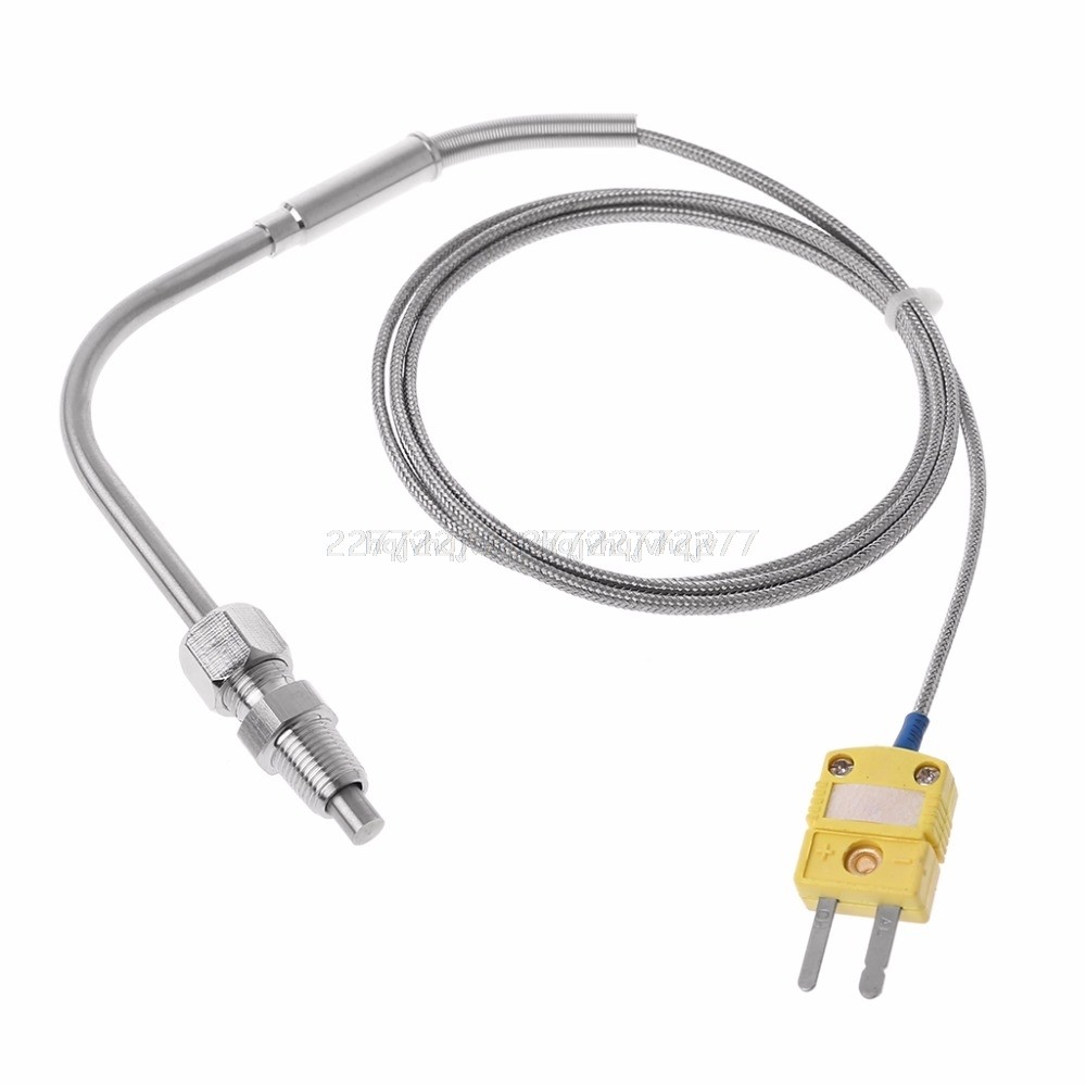 EGT K Type Thermal Temperature Controllers , 0-1250c Exhaust Gas Probe Connector with My06 19 Bare End