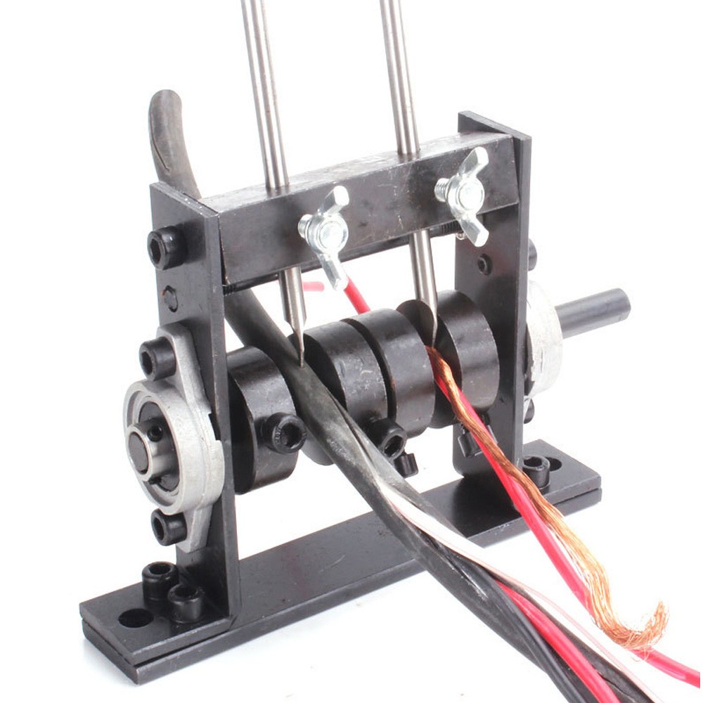 Manual portable wire stripping machine scrap cable peeling machines can be connected hand drill 1-30mm cable free shipping