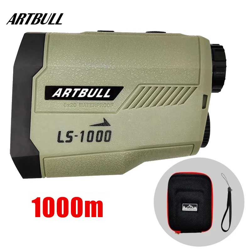 ARTBULL Golf Laser Rangefinder 1000m 650m Telescope with Flag Lock Slope Pin Laser Distance Meter for Monocular Hunting