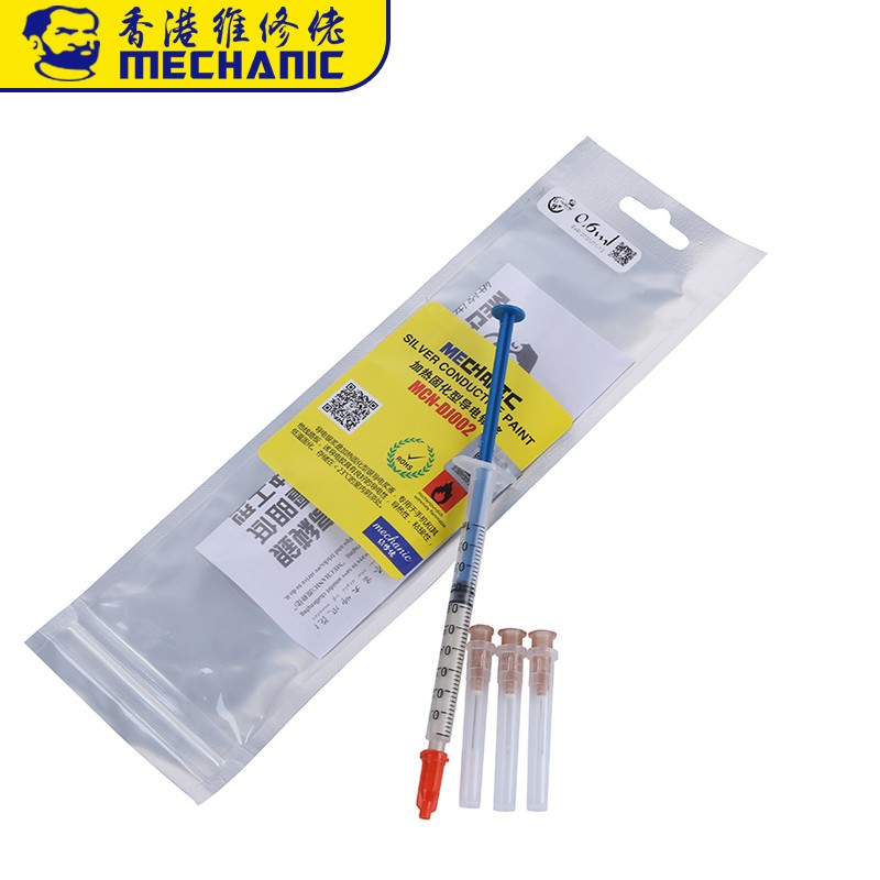 Mechanical Conductive Adhesive Silver Glue for PCB Rubber Repair Plug Paint Connectors Board Paste 0.2/1ml Electrolytic Wire