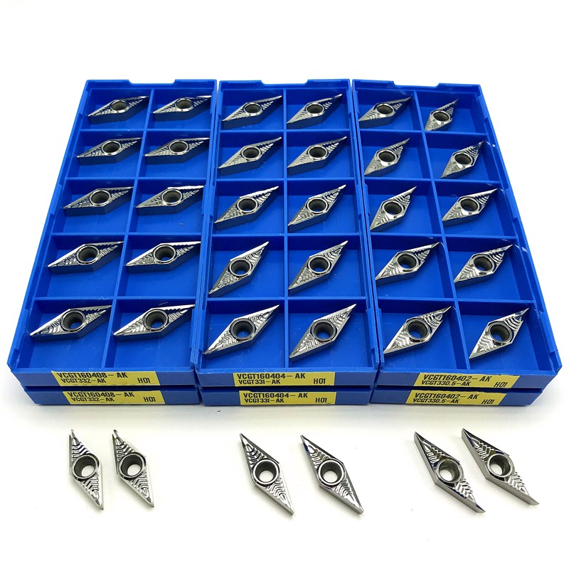 VCGT160402 VCGT160404 VCGT160408 AK H01 aluminum insert inner turning tool cnc lathe tools high quality aluminum copper tool