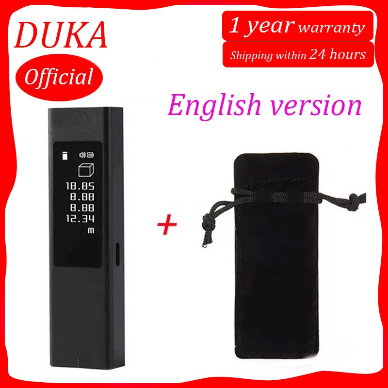 DUKA LS5 40m Laser Rangefinder OLED Touch Screen HD Mini Portable Charging Range Finder Accurate Measurement