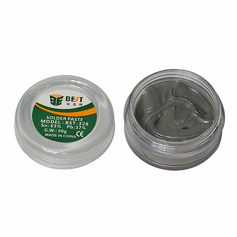 BST-328 50g Tin Paste Lead Soldering for Electronics Manufacturing Line/Repair Equipment Welding Aid Accessories