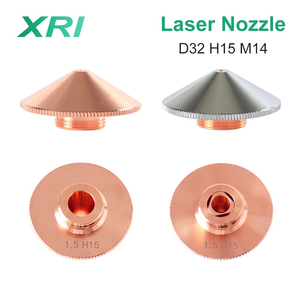 laser nozzle for raytool Dia.32mm caliber 0.8 - 5.0mm single layer/double layers fiber laser cutting heads