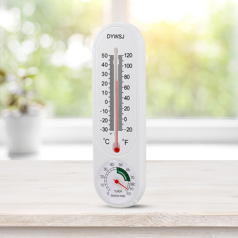 23cm Long Wall Thermometer Hanging Indoor Temperature Recorder Measuring Tool Outdoor Garden Home Garage Office Room