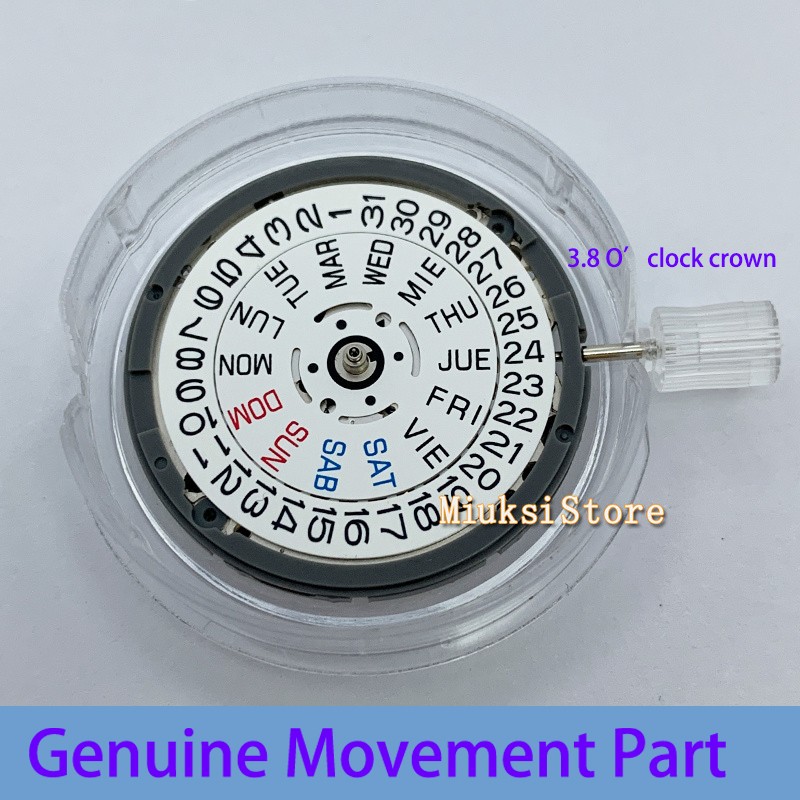 Premium automatic movement NH36/NH36A self-winding mechanical quick date/day setting 3.8 o'clock crown 24 jewel Japan watch