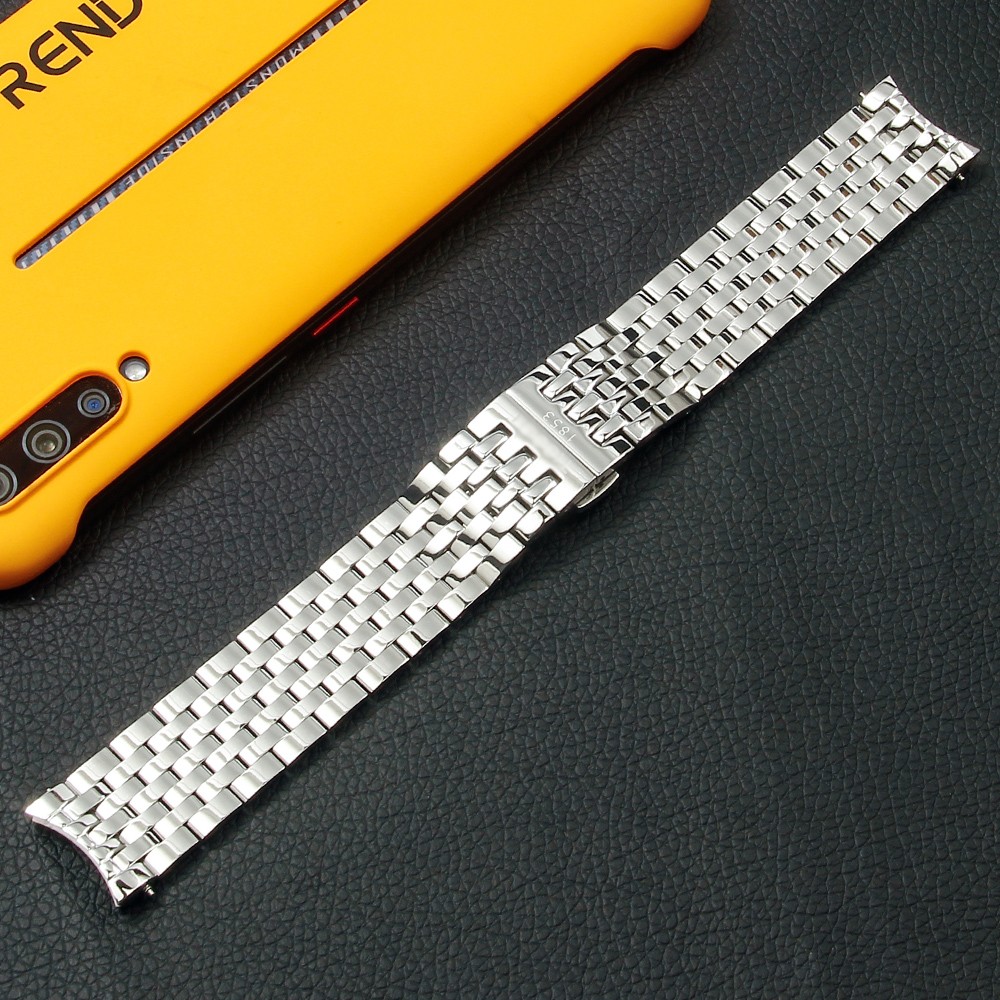 20mm Solid Stainless Steel Watch Band For Tissot 1853 T063 T063617 T063637 T063639A Watchband Watch Strap Hand Bracelet