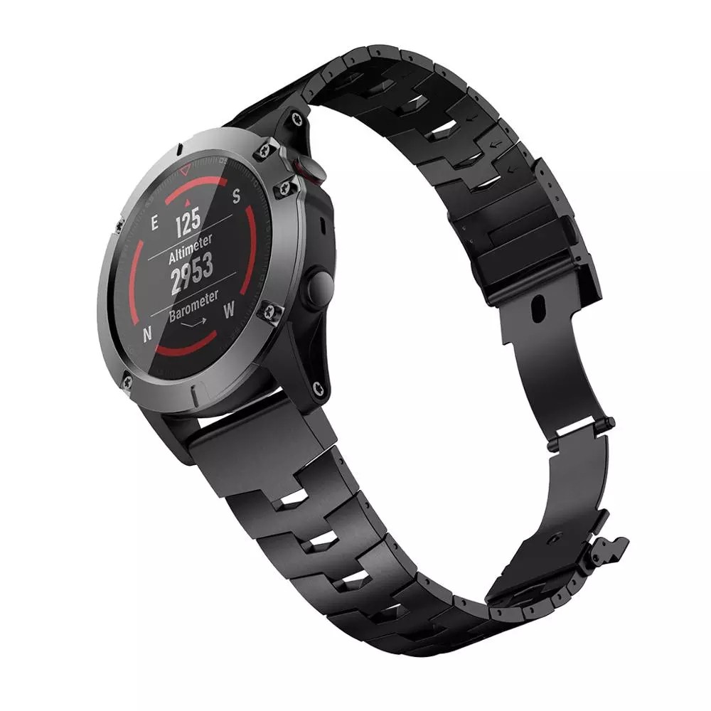 سريعة تناسب سبائك التيتانيوم + حزام الفولاذ المقاوم للصدأ ل Garmin Fenix 7X 7/6 6x برو 5x زائد حزام الفرقة MARQ/إندورو حزام سوار