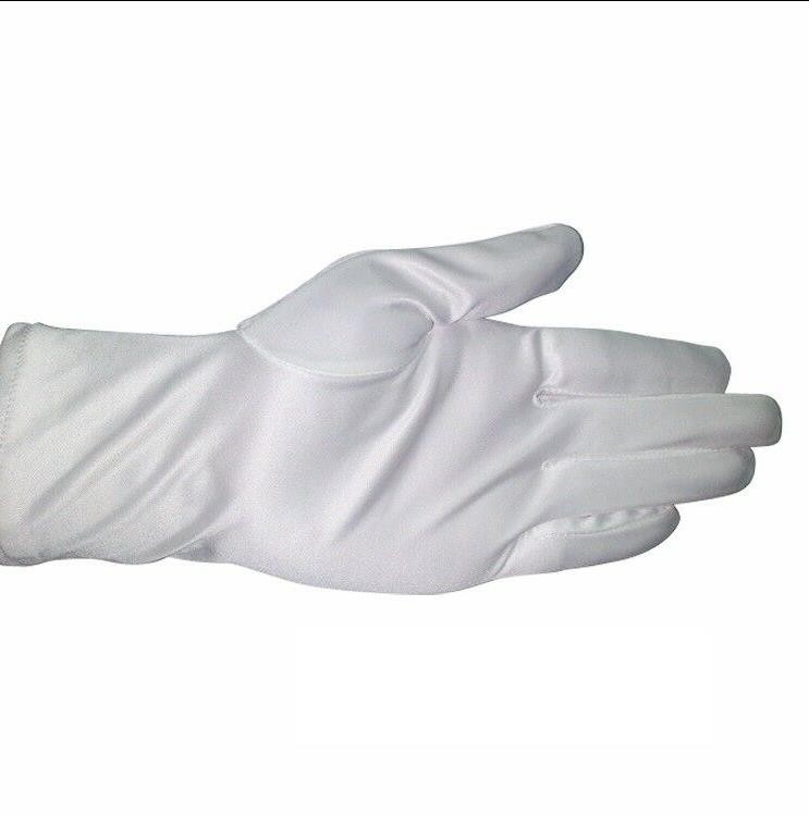 4 Pairs/Lot Microfiber Dust-Free Anti-Scratch White Wipe Cloth Glove for Watch Repair Jewelry Cleaning Disc