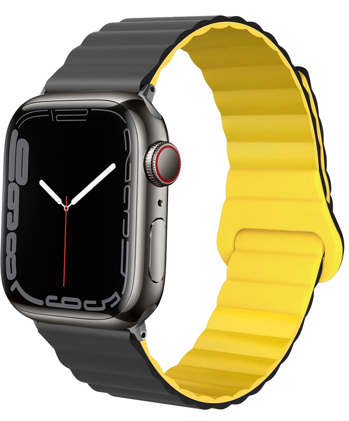 Magnetic Strap for Apple Watch Band 44mm 40mm 45mm 41mm 38mm 42mm 44 45mm Silicone Watchband Bracelet iWatch Serie 3 5 4 SE 6 7