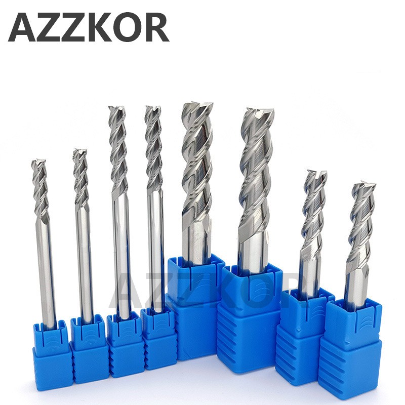 Alloy Coated Milling Cutter Wood Cutter 3 Blades Hrc50