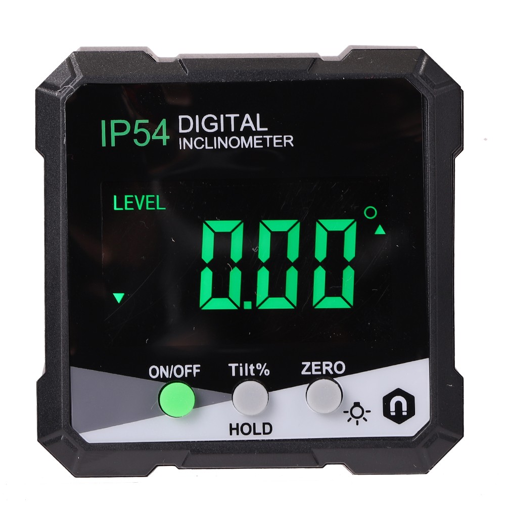 Precision LCD Digital Inclinometer Slope Meter IP54 Waterproof Bevel Gauge Inclinometer Magnetic Based