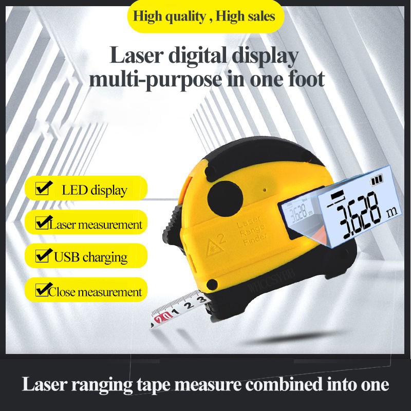 الليزر Rangefinder المدى مكتشف جولف معدات المسح تلسكوب شريط القياس قابل للسحب طويلة المدى الليزر الإلكترونية الروليت