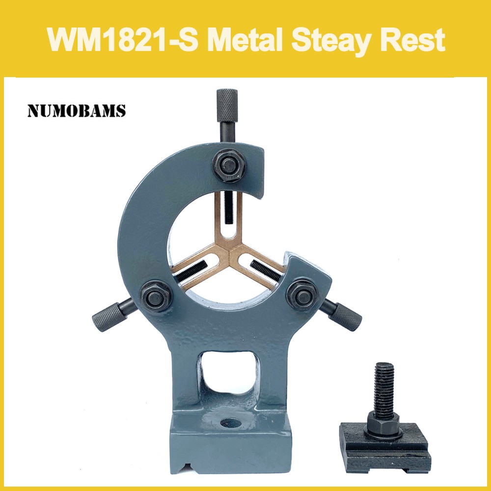 WM1821-S WM180V/WM210V Lathe Machine Fixed Rest Metal Center Frame Tool Holder