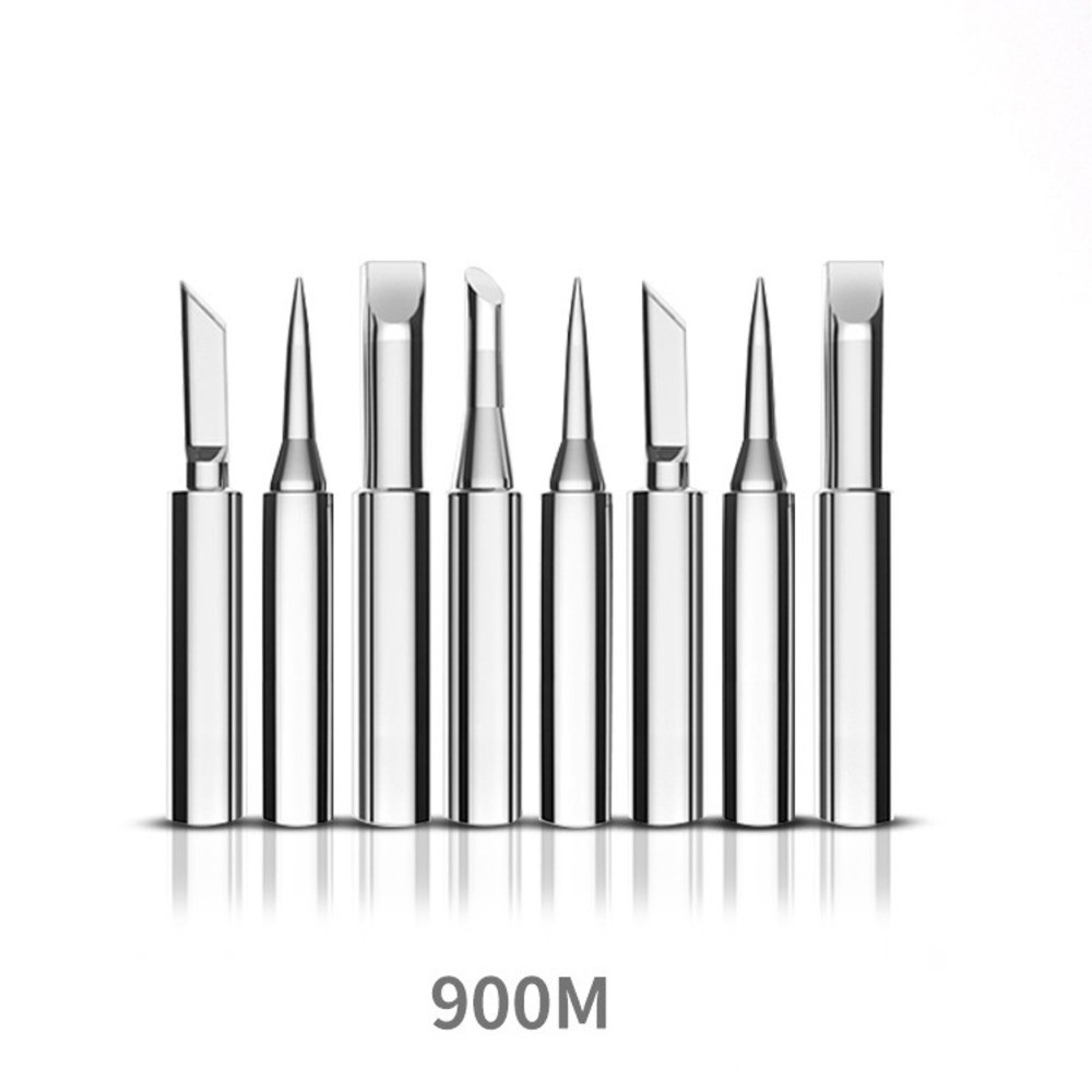 5pcs 900M-T Soldering Iron Pure Copper Soldering Iron Headphones IS/I/B/K/SK/2.4D/3.2D/1C/2C/3C/4C Lead-free Soldering Tips Head