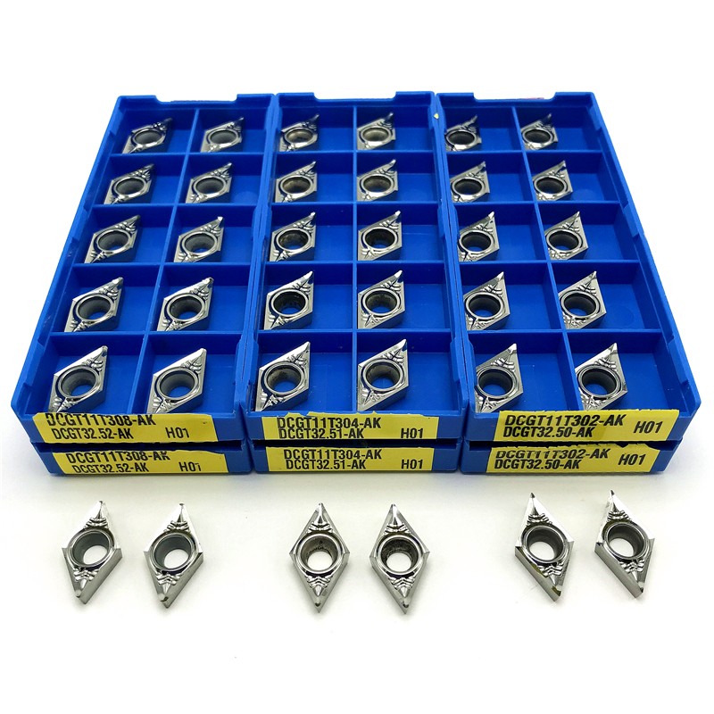 DCGT11T302 DCGT11T304 DCGT11T308 Carbide Insert External Turning Tool Metal Lathe Tools DCGT Aluminum CNC Turning Tools Insert