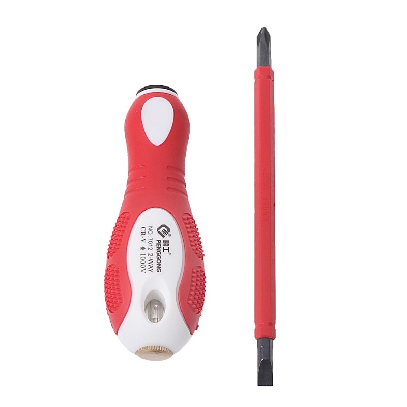 50LB 2-In-1 Dual Head Electric Screwdriver Tester Pen 1000V Voltage Detector Tool