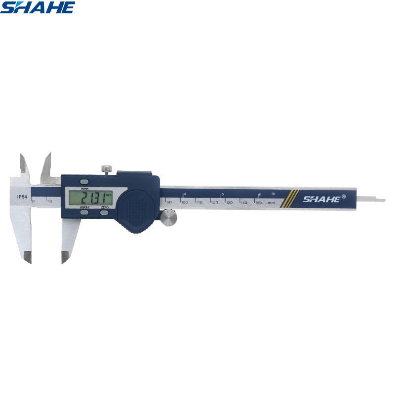 SHAHE New Hardened Stainless Steel 0-150mm Caliper Digital Vernier Caliper Micrometer Electronic Vernier Caliper Measuring Tool