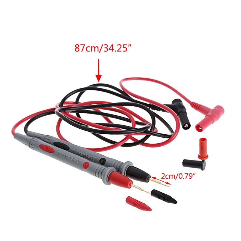 Dropshipping 1000V 20A Thin Needle Probe Test Multimeter Digital Multimeter Tester