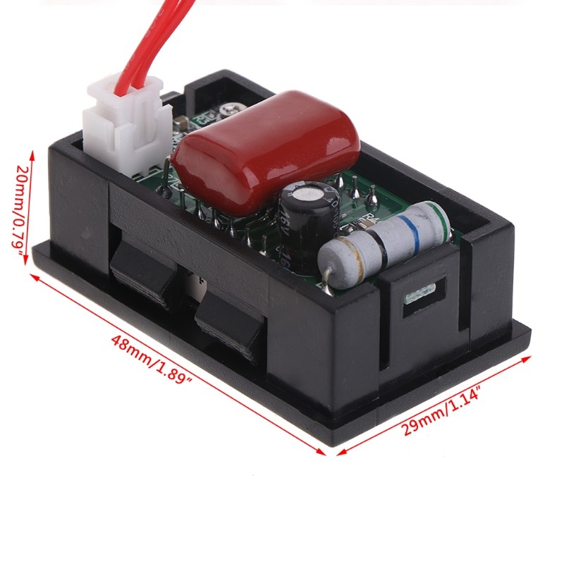 دروبشيبينغ 2 سلك 0.56 "AC 30V-500V LED الرقمية الفولتميتر الجهد متر مراقب تستر على 110V 220V 380V