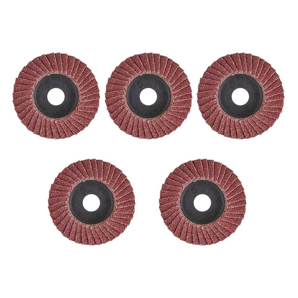 5pcs Flat Flipping Discs 50/75mm 3 Inch Sanding Discs 80 Grit Grinding Wheels Wood Cutting Blades for Angle Grinder