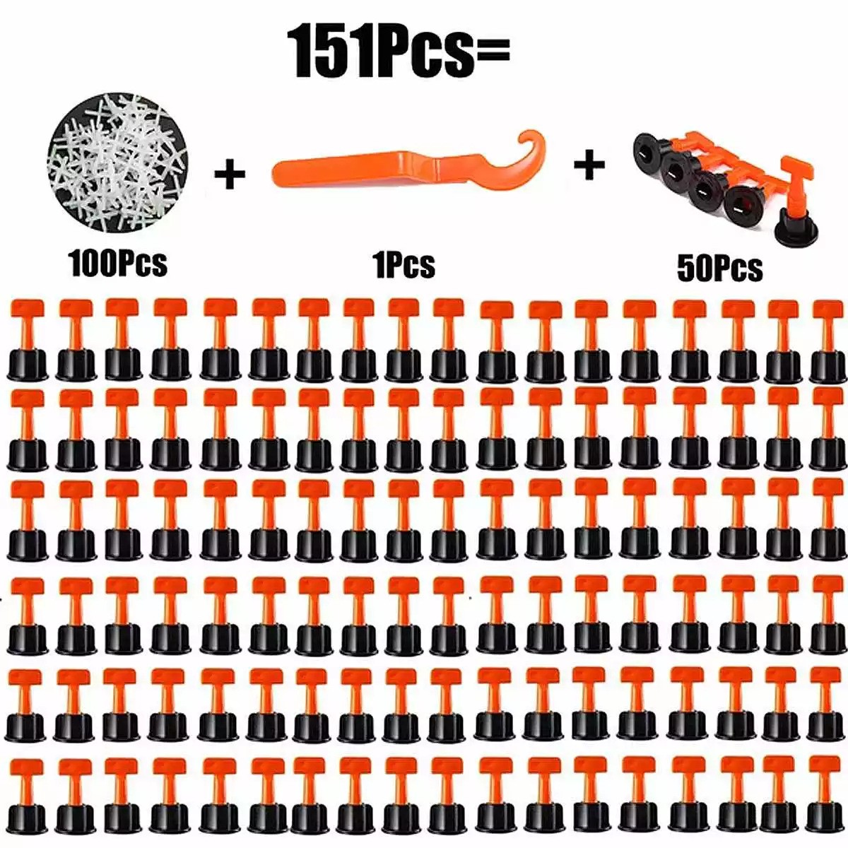 New Tile Leveling System Tool Kit Level Wedges Align Spacers for Level Locator Spacers Plier Floor Tile Wall