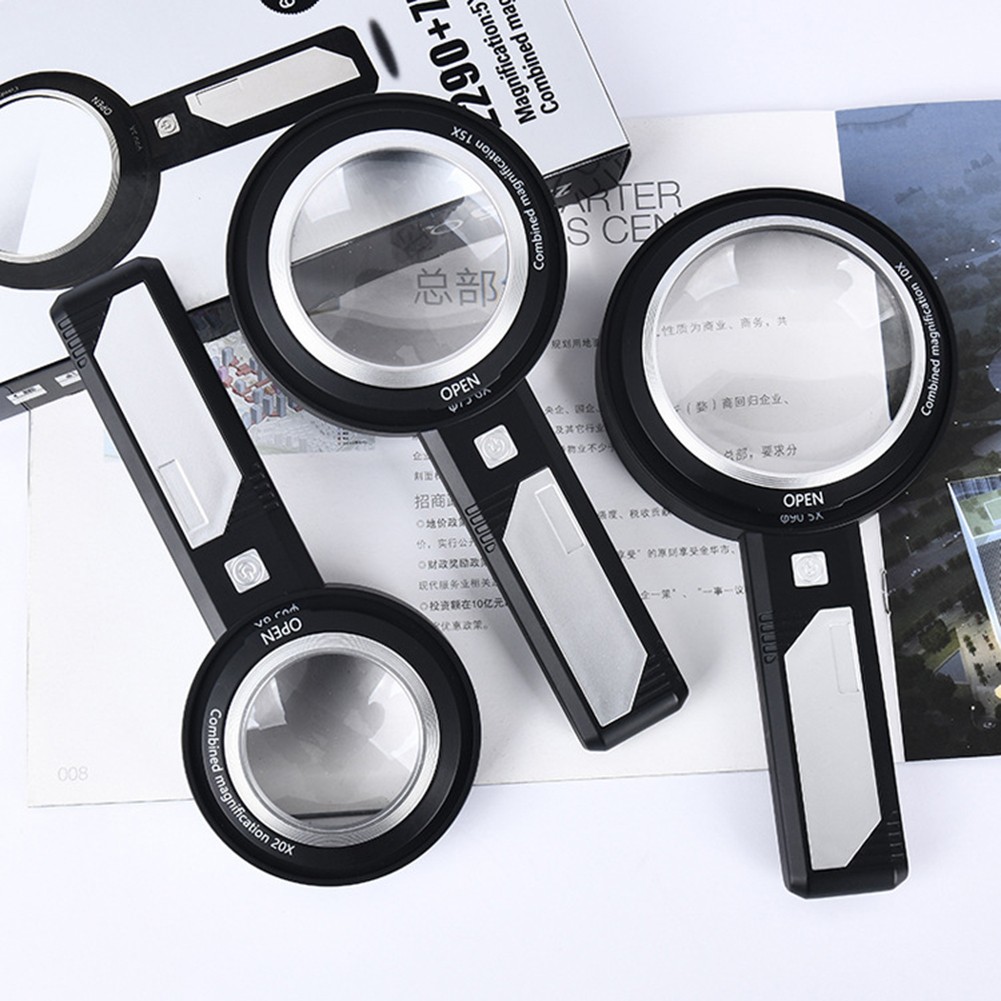 Reading Jewelry Inspection Glass Loupe Reading Handy Magnifier Handheld Reading Magnifying Glass Loupe