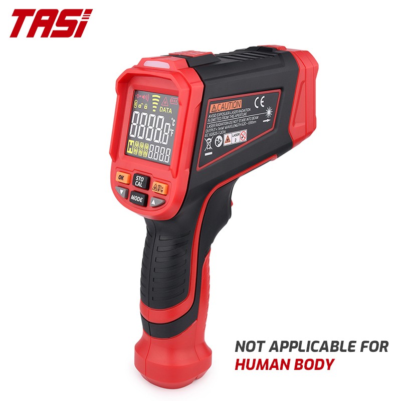 TASI TA603 Series Infrared Thermometer 1080/1380/1680/1880/2200 High Temperature Color Screen Non-contact Laser Thermometer