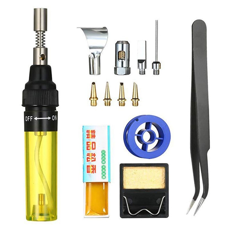 Gas Welding Tool Cordless Electric Welding Iron Gas Soldering Iron Set Set